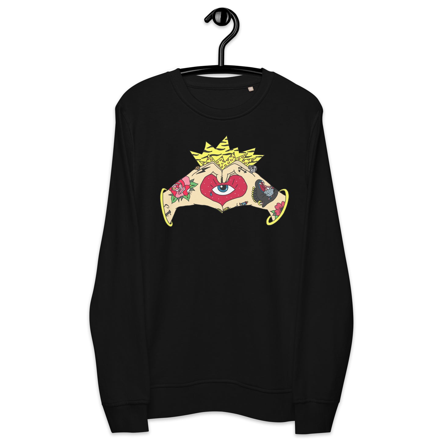 Sudadera orgánica unisex CONFÍA