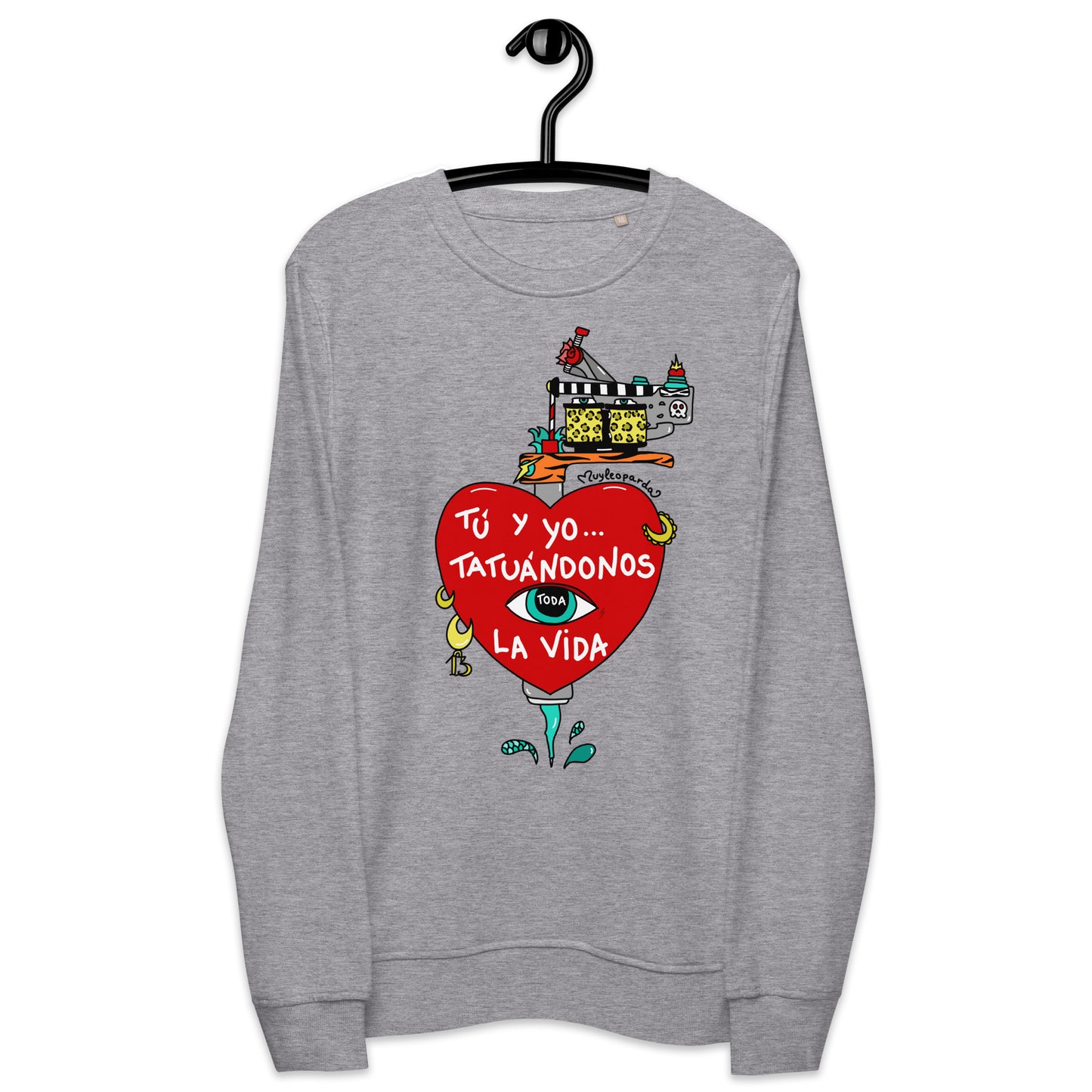 Sudadera orgánica unisex Tatuándonos