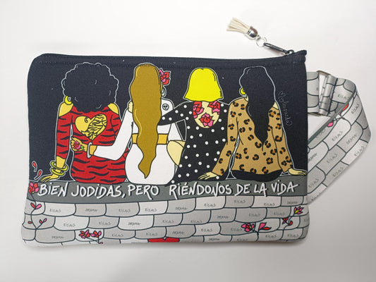 PACK AMIGAS BOLSO DE MANO + MONEDERO DE PIEL