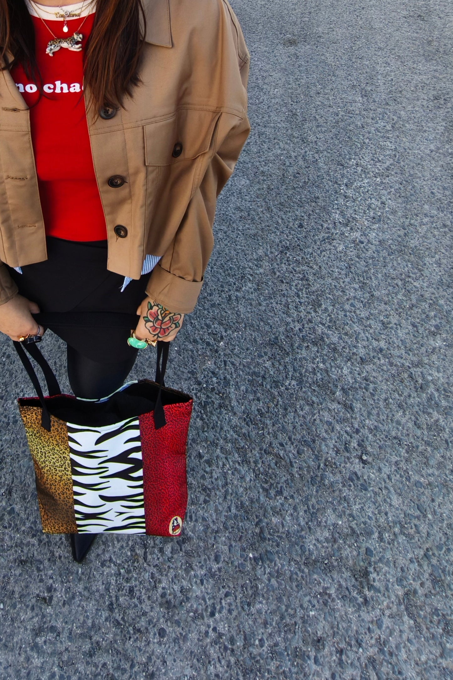 Tote Bag Trianimal Print