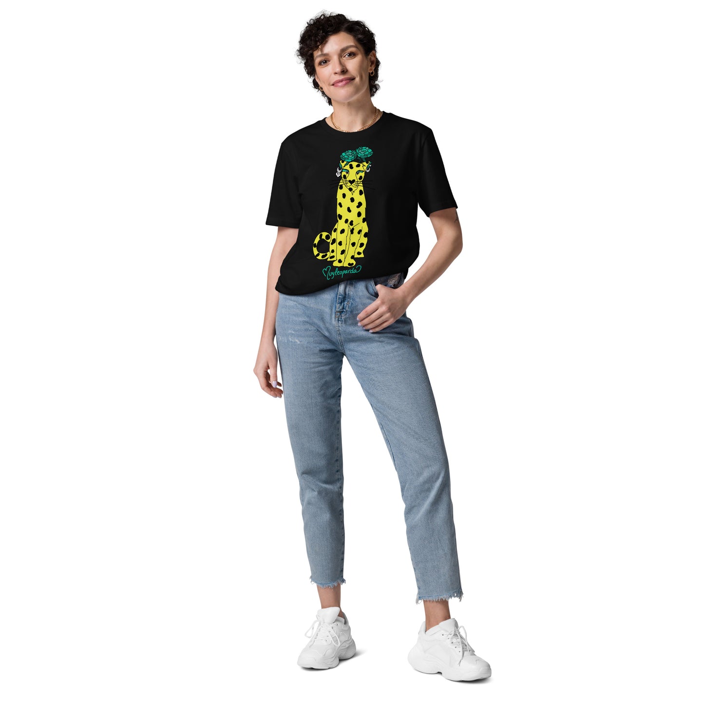 Camiseta de algodón orgánico unisex MuyLeoparda