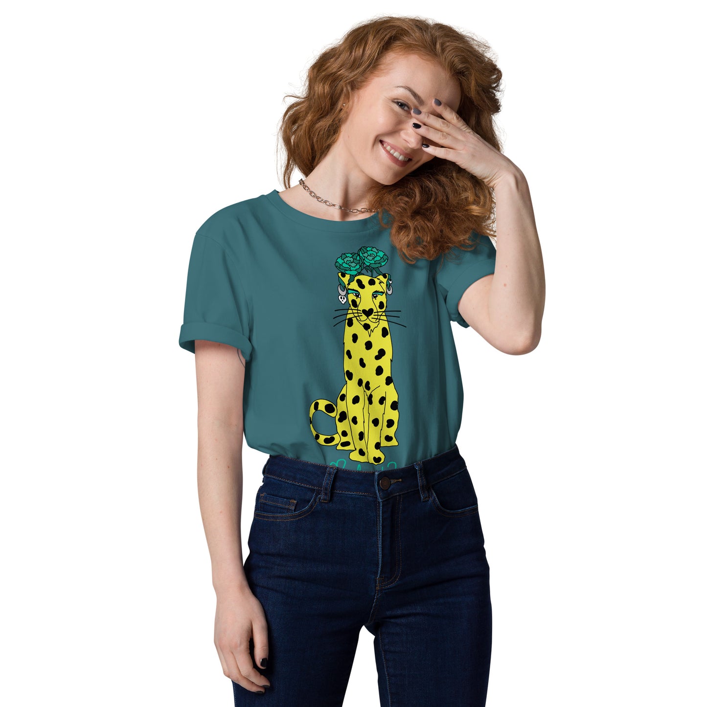 Camiseta de algodón orgánico unisex MuyLeoparda