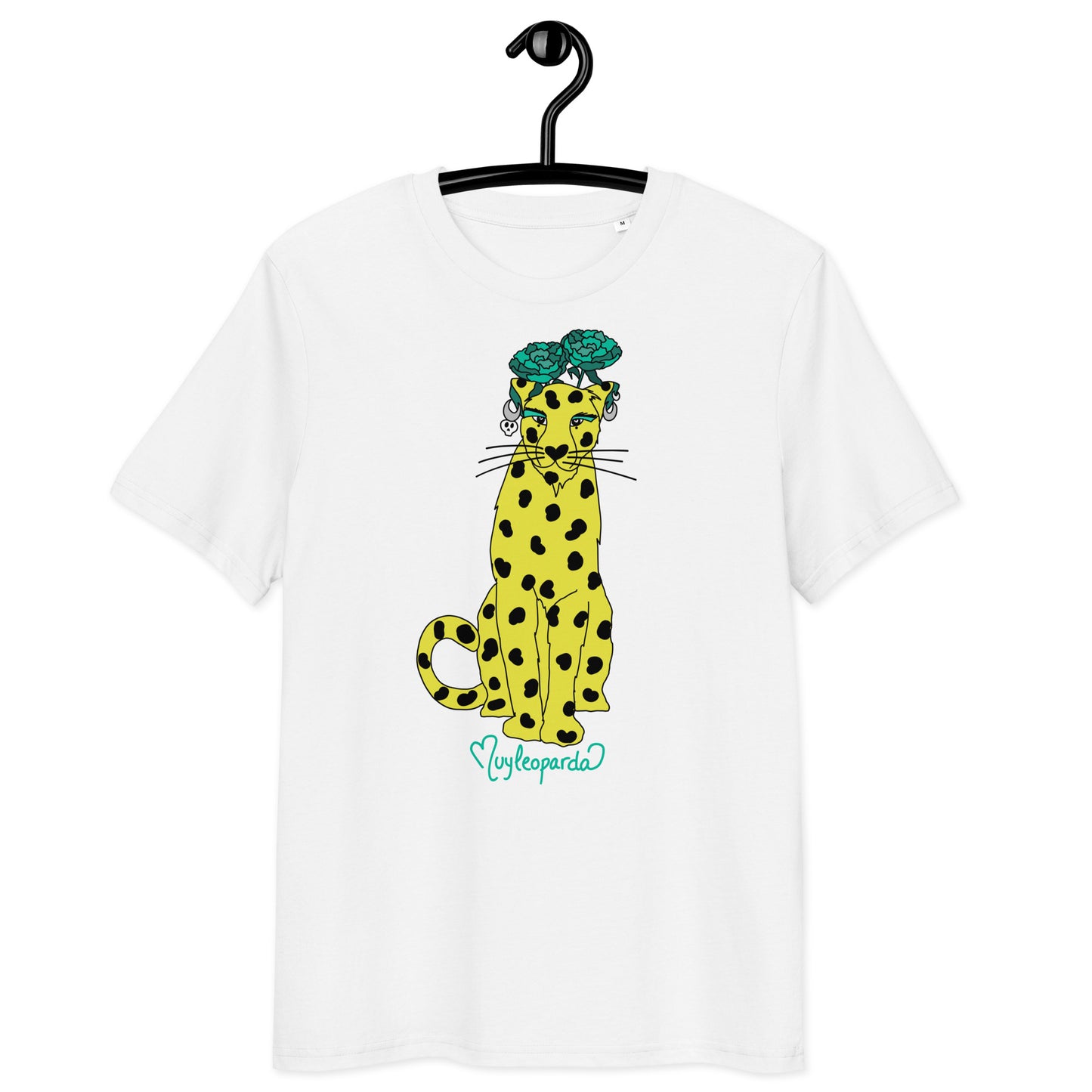 Camiseta de algodón orgánico unisex MuyLeoparda